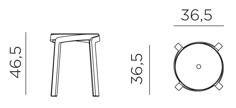 Product dimensions diagram