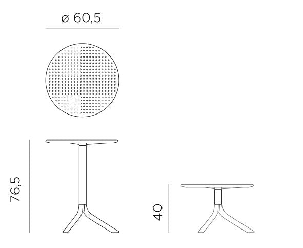 Product dimensions diagram