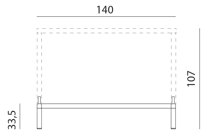 Product dimensions diagram