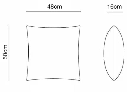 Product dimensions diagram