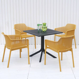 #clip-80:charcoal #net-chair:mustard