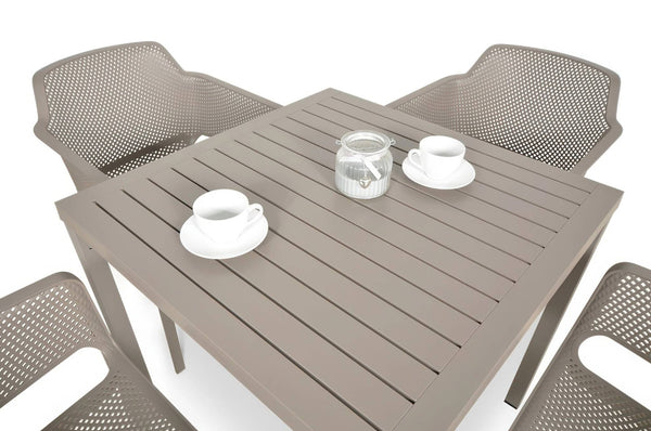 #cube-80:taupe #net-chair:taupe