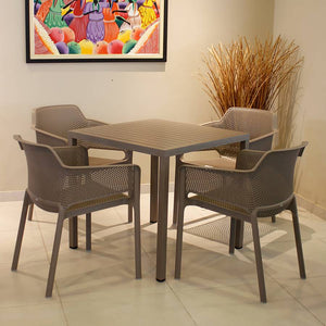 #cube-80:taupe #net-chair:taupe