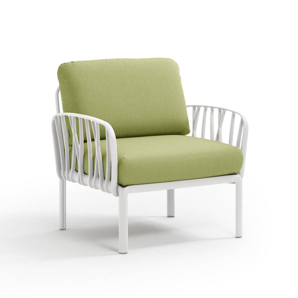 #komodo-arm:white #sunbrella-cushions:avocado