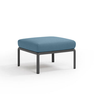 #komodo-pouf:charcoal #sunbrella-cushions:adriatic-teal