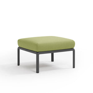 #komodo-pouf:charcoal #sunbrella-cushions:avocado