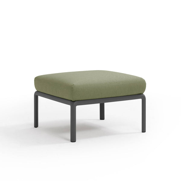 #komodo-pouf:charcoal #sunbrella-cushions:jungle