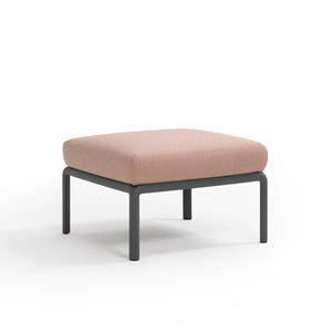 #komodo-pouf:charcoal #sunbrella-cushions:rosa-pink