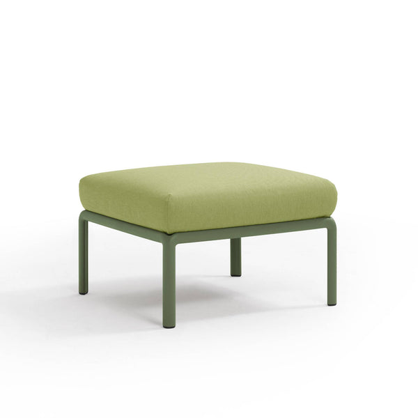 #komodo-pouf:olive-green #sunbrella-cushions:avocado