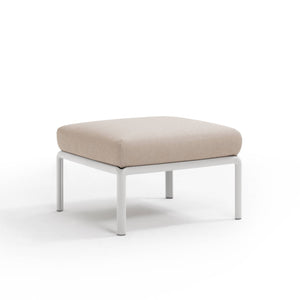 #komodo-pouf:white #sunbrella-cushions:canvas