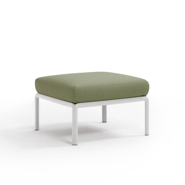 #komodo-pouf:white #sunbrella-cushions:jungle