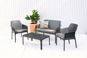 #net-bench:charcoal #cushion:grey--sunbrella--
