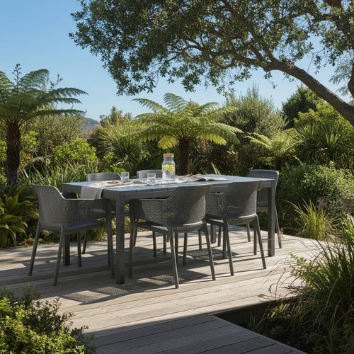 #rio-140:charcoal #net-chair:charcoal