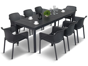 #rio-140:charcoal #net-chair:charcoal
