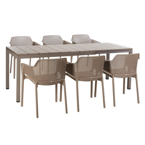 #rio-140:taupe #net-chair:taupe
