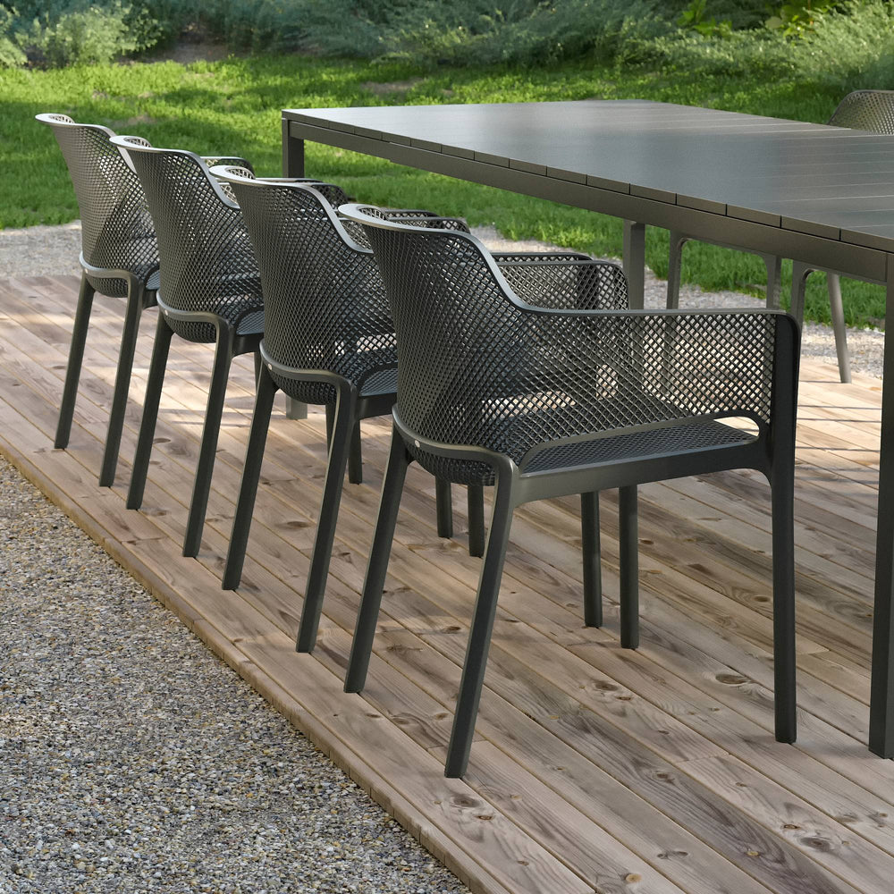#rio-210:charcoal #net-chair:charcoal