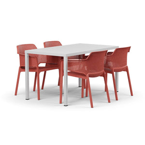 #cube-140:white #net-chair:coral