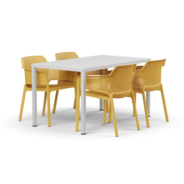 #cube-140:white #net-chair:mustard
