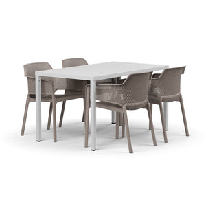 #cube-140:white #net-chair:taupe