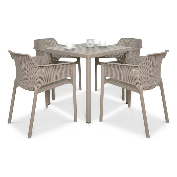 #cube-80:taupe #net-chair:taupe