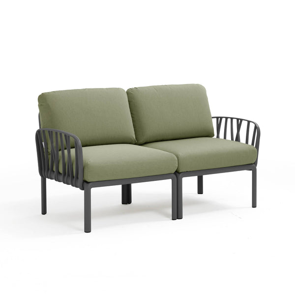 #kom-2-seater:charcoal #sunbrella-cushions:jungle