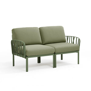 #kom-2-seater:olive-green #sunbrella-cushions:jungle
