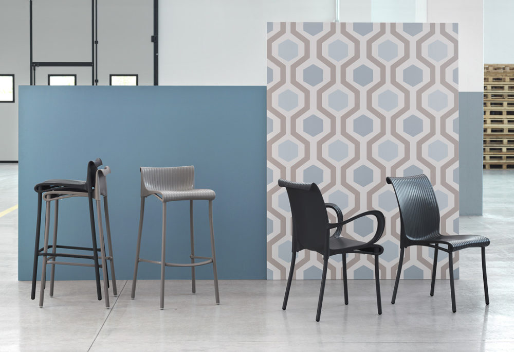Duca Bar Stool & Regina + Dama Chairs