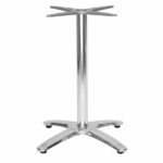 Roma Bar Leaner Base – Silver