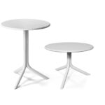 Step Table & Step Coffee Table - White