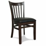 Windsor wooden dining chair in walnut colour