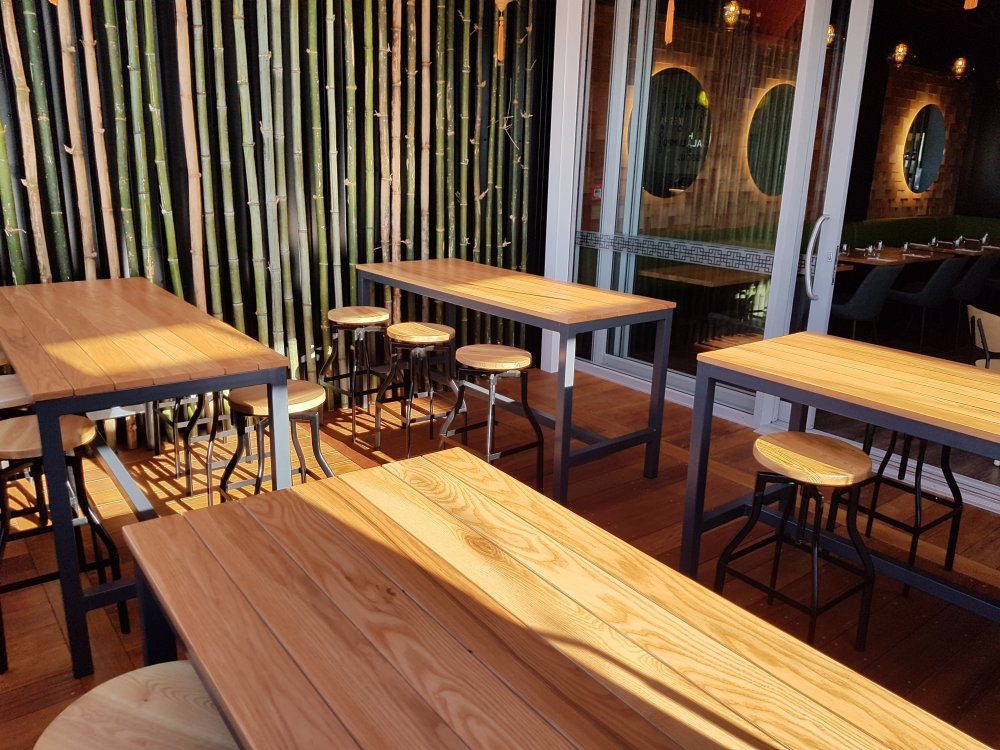 Torque Adjustable Bar Stool in Restaurant