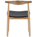 Hans Wegner Elbow Chair NZ Replica - Back view