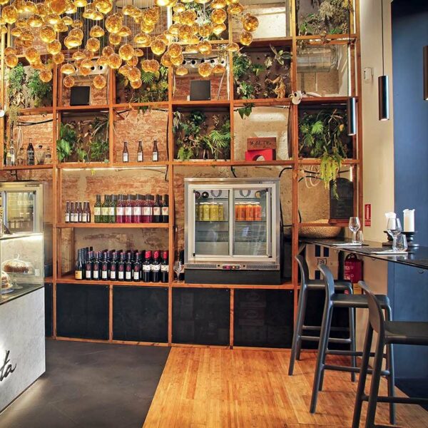 Faro Bar Stools in a Cafe Setting (760mm Seat height version, not kitchen counter height)
