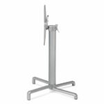 Scudo Folding Table Base - Silver