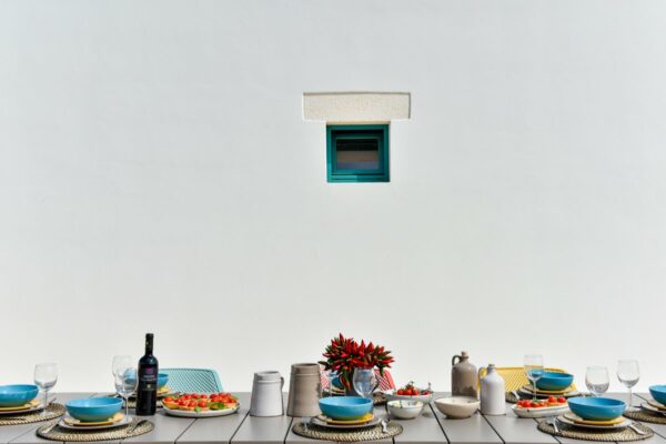 NARDI Net Rio 9-Piece Dining Setting - Taupe & Multicoloured Chairs (Gallery) (4)