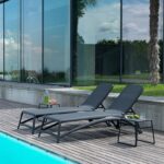 NARDI Atlantico 3-Piece Sun Lounger Set - Charcoal