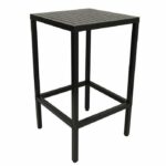 Cube 70 Outdoor Bar Leaner 1 Cube 70 Outdoor Bar Leaner – Charcoal