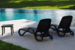 NARDI Alfa 3-Piece Sun Lounger Set - Charcoal
