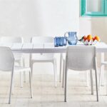 Bit Rio Outdoor Extendable Dining Set (6-Seater) 1 Bit Rio Outdoor Extendable Dining Set (6-Seater) – White