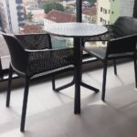 Net Step 3-Piece Patio Set 2 Net Step 3-Piece Patio Set in Charcoal Indoors