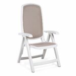 Delta Chair 1 Delta Chair – White & Taupe