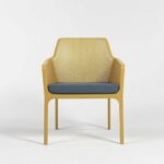 Net Relax Lounge Chair - Mustard and Denim Cushions NARDI Net Relax Lounge Chair - Mustard and Denim Cushions