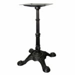 Bistro 4-Toe French Café Table Base 1 Bistro 4-Toe French Café Table Base – Black