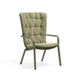 NARDI Folio Cushioned Chair – Olive Green & Fern Green Cushion NARDI Folio Cushioned Chair – Olive Green & Fern Green Cushion