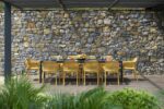 Rio Alu Net 8-Seater Outdoor Dining Set - Charcoal Table & Mustard Chairs NARDI Rio Alu Net 8-Seater Outdoor Dining Set - Charcoal Table & Mustard Chairs