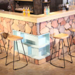 Tractor Seat Wire Bar Stool 3 Tractor Seat Wire Bar Stools at Corner Bar