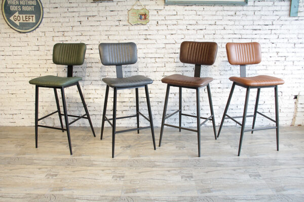 ByDezign Aviator Mid-Century Modern Tall Bar Stool Colour Range