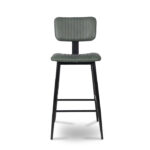 ByDezign Aviator Mid-Century Modern Tall Bar Stool - Green (Front)