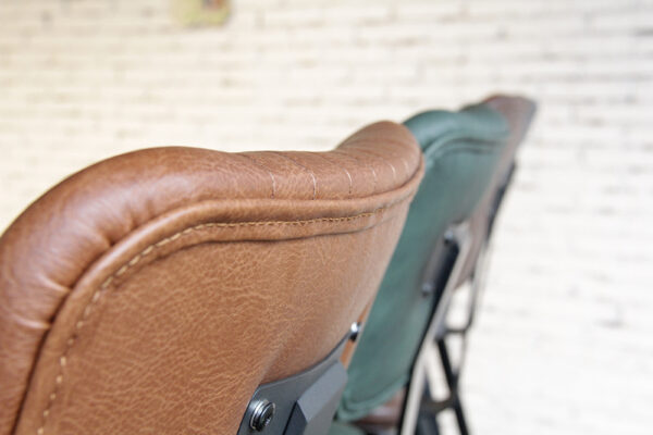 ByDezign Aviator Mid-Century Modern Tall Bar Stool - Seat Back Detailing