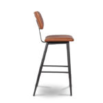 ByDezign Aviator Mid-Century Modern Tall Bar Stool - Tan (Profile)